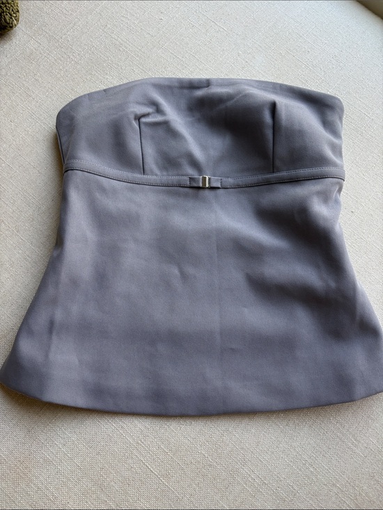 Princess Polly Tops - Princess Polly Strapless Gray Bustier Top